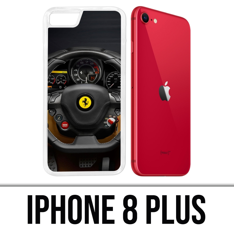 Funda para iPhone 8 Plus - volante Ferrari
