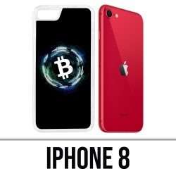 Custodia per iPhone 8 - Logo Bitcoin