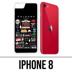Coque iPhone 8 - Friends Logo