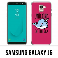 Samsung Galaxy J6 Hülle - Einhorn des Meeres