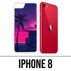 Coque iPhone 8 - Miami Beach Violet