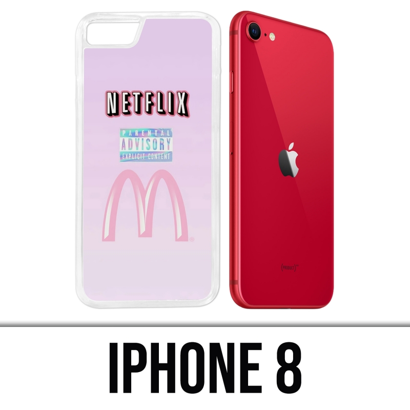 Coque iPhone 8 - Netflix And Mcdo