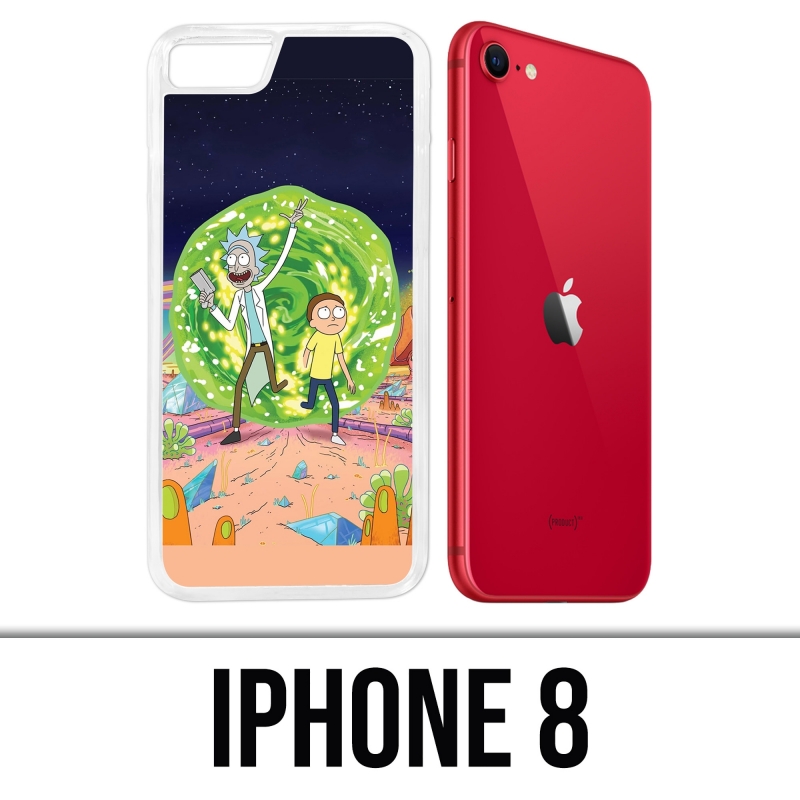 Coque iPhone 8 - Rick Et Morty