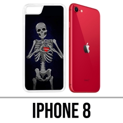 Coque iPhone 8 - Coeur Squelette