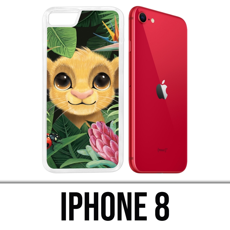 IPhone 8 Case - Disney Simba Baby Leaves