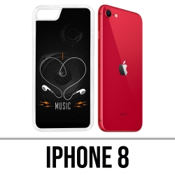 Coque iPhone 8 - I Love Music