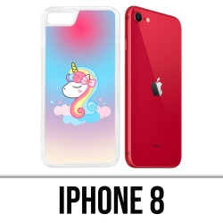 Cover per iPhone 8 - Unicorno nuvola