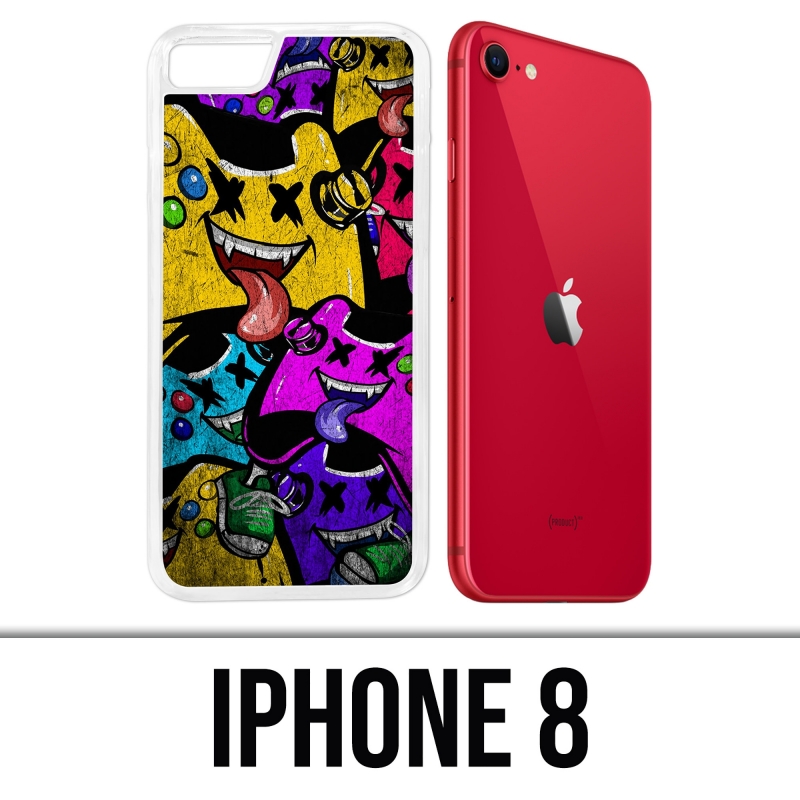 Funda para iPhone 8 - Controladores de videojuegos Monsters