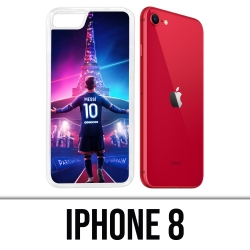 IPhone 8 Case - Messi PSG Paris Eiffelturm