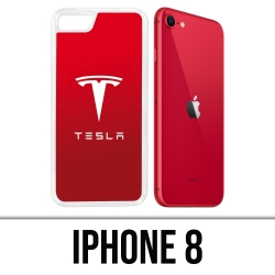 IPhone 8 Case - Tesla Logo Red