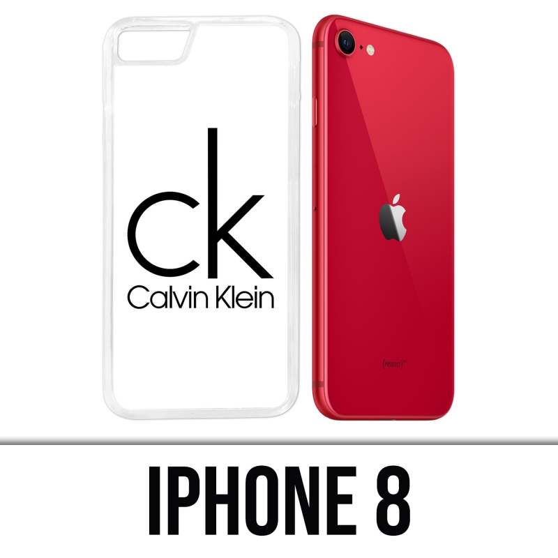 IPhone 8 Case - Calvin Klein Logo Weiß