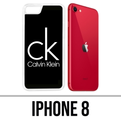 Coque iPhone 8 - Calvin Klein Logo Noir