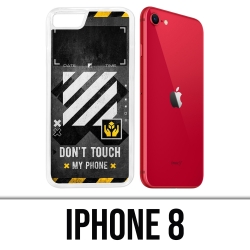 Funda para iPhone 8 - Teléfono blanco roto Dont Touch