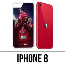 Coque iPhone 8 - Ronaldo Manchester United