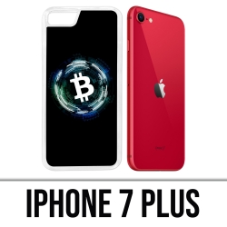 Custodia per iPhone 7 Plus - Logo Bitcoin