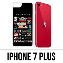 Coque iPhone 7 Plus - Friends Logo
