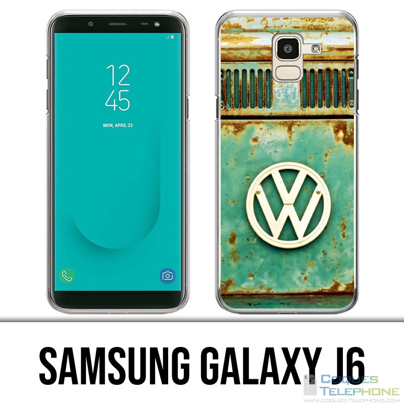 Carcasa Samsung Galaxy J6 - Logotipo Vintage Vw