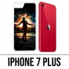 Custodia per iPhone 7 Plus - Joker Batman in fiamme
