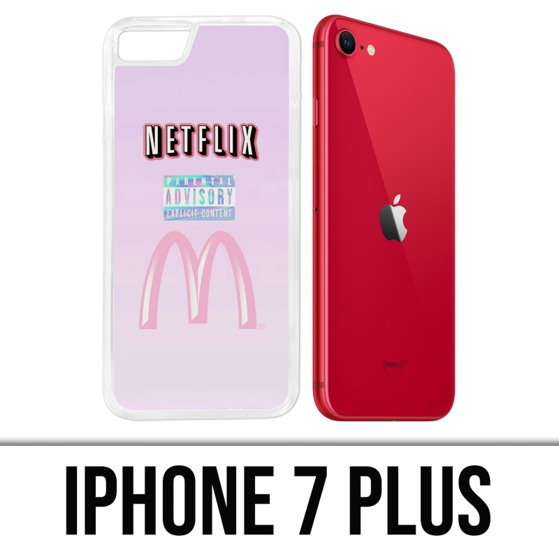 Funda para iPhone 7 Plus - Netflix y Mcdo