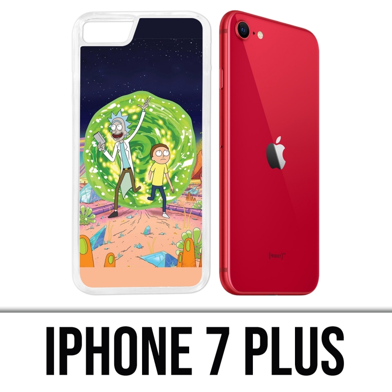 Custodia per iPhone 7 Plus - Rick e Morty