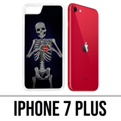 Coque iPhone 7 Plus - Coeur Squelette