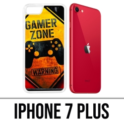 Funda para iPhone 7 Plus - Advertencia de zona de jugador