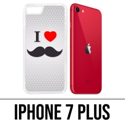 Custodia per iPhone 7 Plus - Amo i baffi