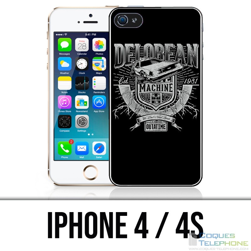 Custodia per iPhone 4 / 4S - Delorean Outatime