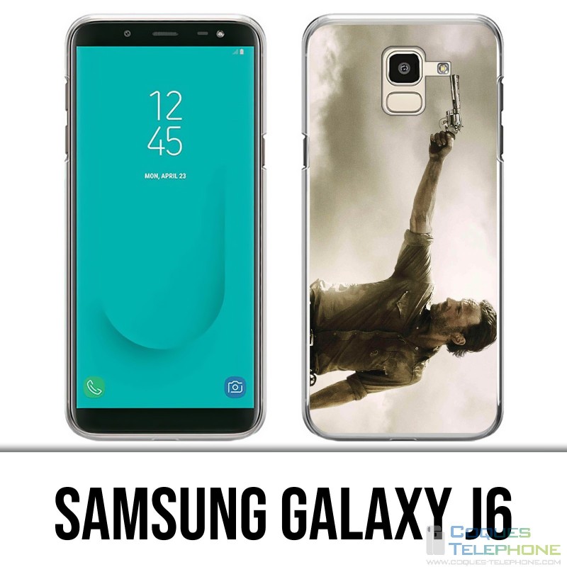 Carcasa Samsung Galaxy J6 - Walking Dead Gun