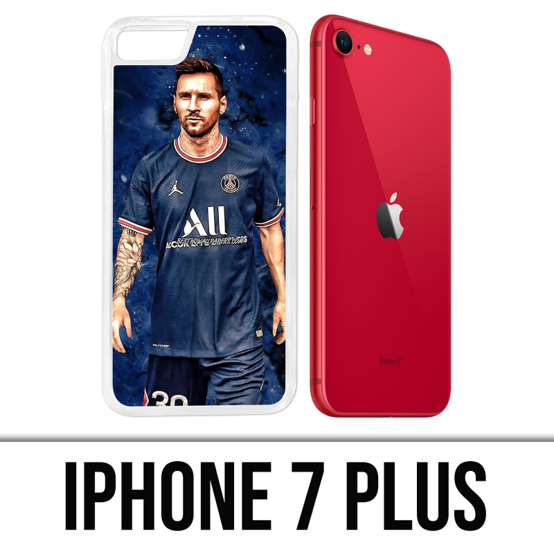 IPhone 7 Plus case - Messi PSG Paris Splash
