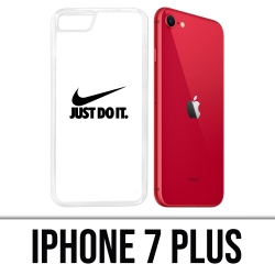 Custodia per iPhone 7 Plus - Nike Just Do It Bianca