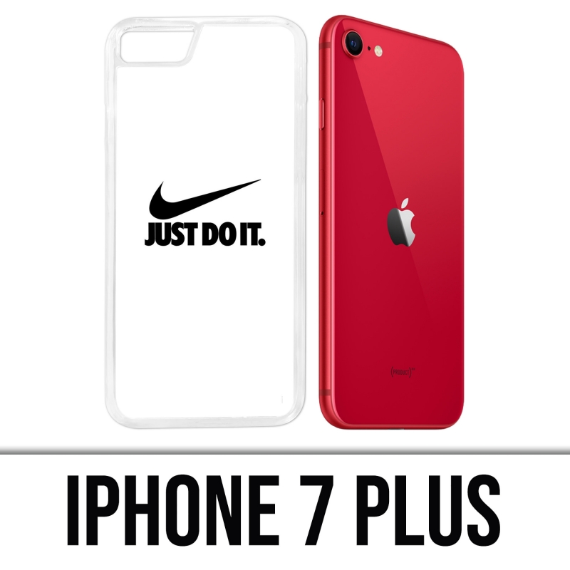 Funda para iPhone 7 Plus - Nike Just Do It Blanca