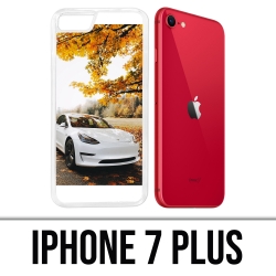 Coque iPhone 7 Plus - Tesla Automne