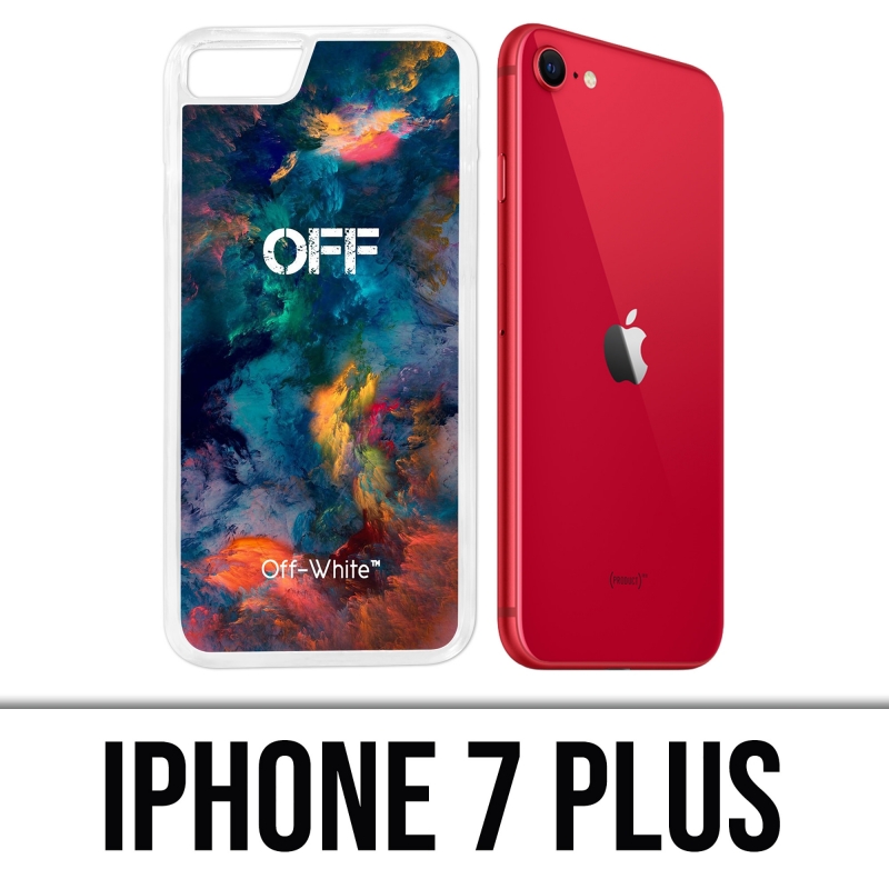 Funda para iPhone 7 Plus - Color blanco hueso Nube