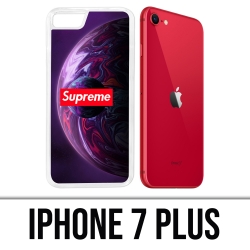 Coque iPhone 7 Plus - Supreme Planete Violet