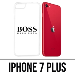 Coque iPhone 7 Plus - Hugo Boss Blanc