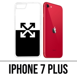 Funda para iPhone 7 Plus - Logotipo blanco roto