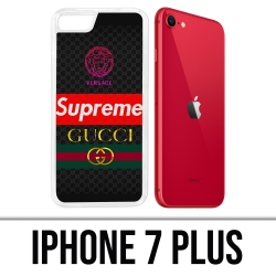 Coque iPhone 7 Plus - Versace Supreme Gucci