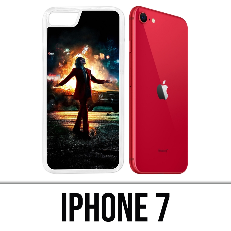 Funda para iPhone 7 - Joker Batman en llamas