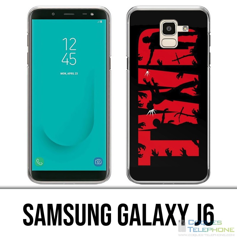 Samsung Galaxy J6 Hülle - Walking Dead Twd Logo