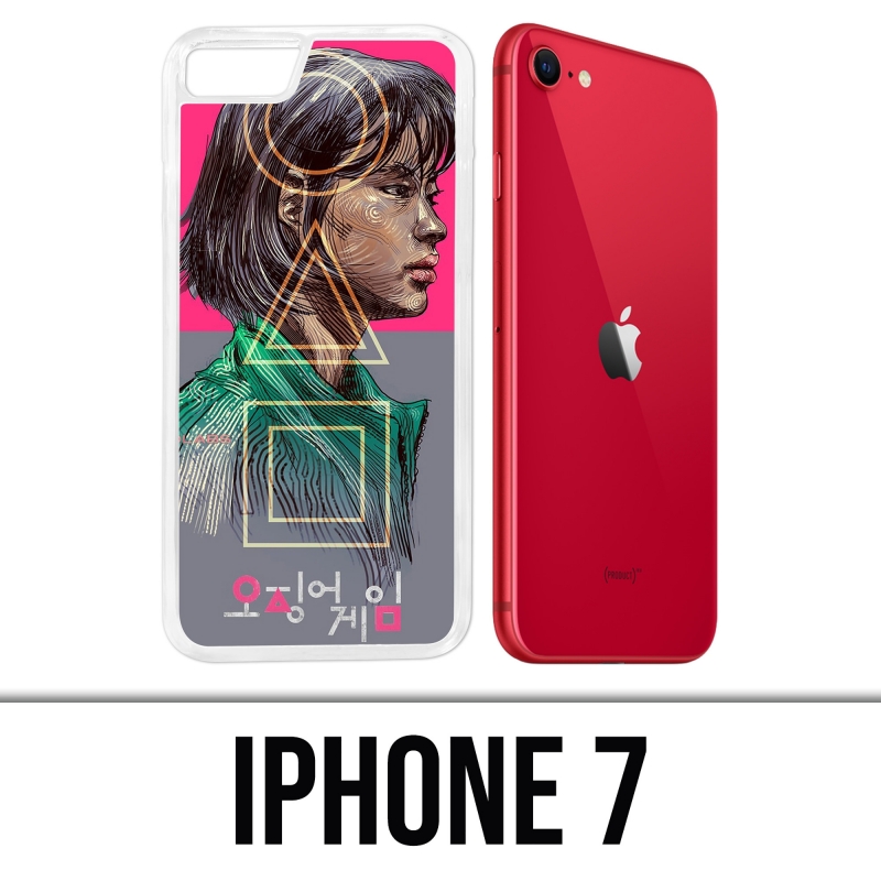Cover iPhone 7 - Calamaro Game Girl Fanart