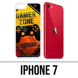 IPhone 7 Case - Gamer Zone Warnung