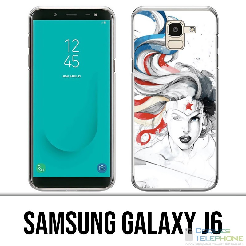 Samsung Galaxy J6 Case - Wonder Woman Art Design