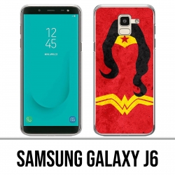 Samsung Galaxy J6 Hülle - Wonder Woman Art
