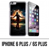 IPhone 6 Plus / 6S Plus case - Joker Batman On Fire