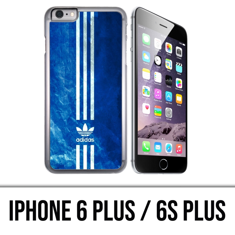 Funda para iPhone 6 Plus / 6S Plus - Adidas Blue Stripes