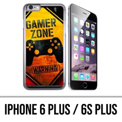 Coque iPhone 6 Plus / 6S Plus - Gamer Zone Warning
