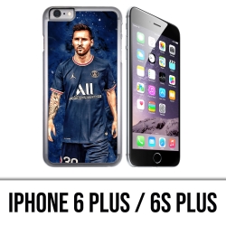 Coque iPhone 6 Plus / 6S Plus - Messi PSG Paris Splash