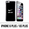 IPhone 6 Plus / 6S Plus Case - Nike Just Do It Schwarz