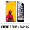 Funda para iPhone 6 Plus / 6S Plus - Squid Game Soldier Cartoon